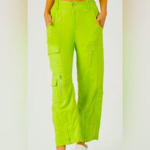 FOREVER 21 Neon green Size S cargo pants